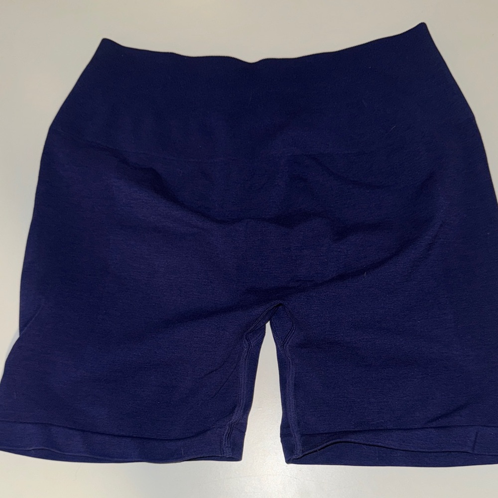 Alphalete Deep Blue Bike Shorts